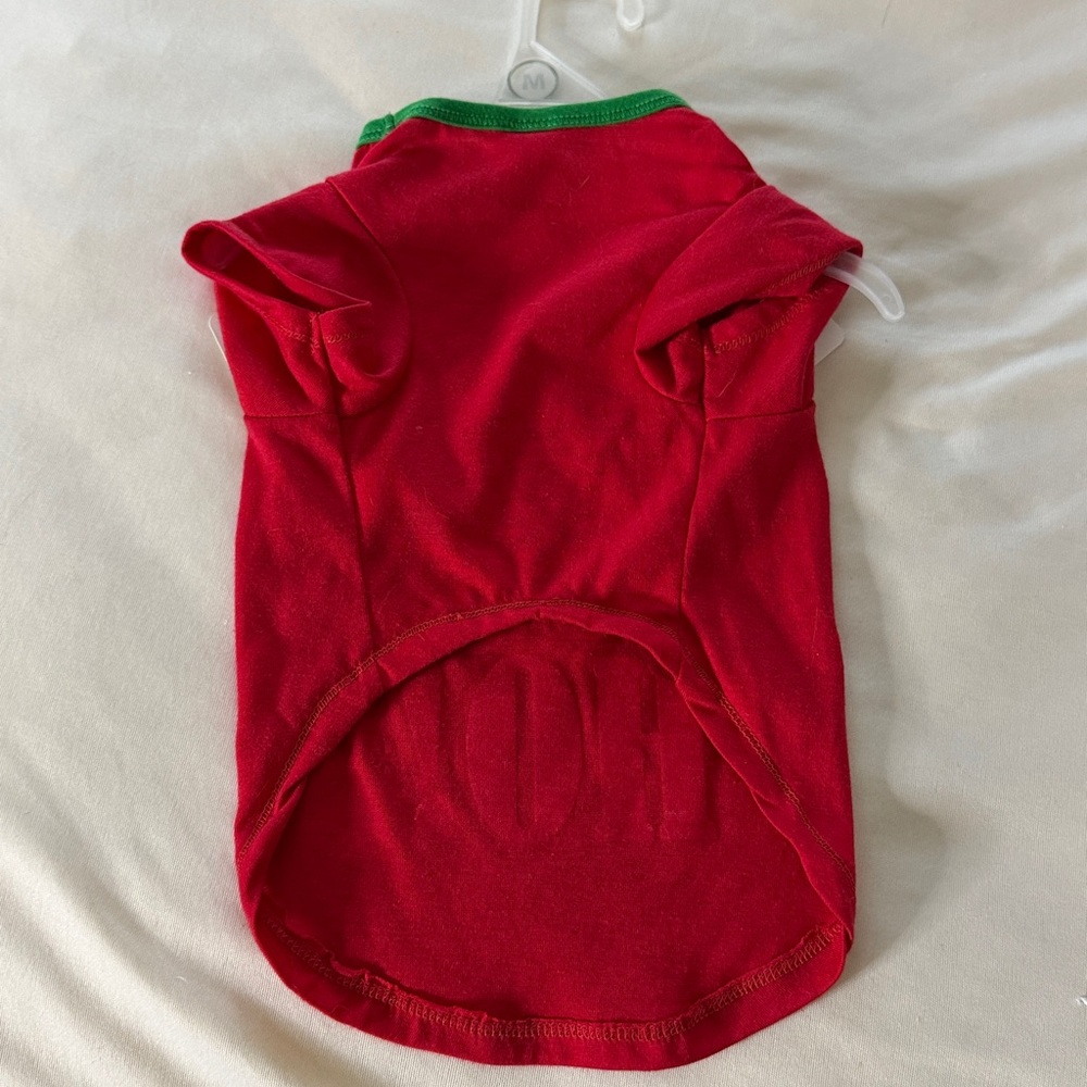 Red and Green Holiday Dog Shirt - Picture 3 of 3